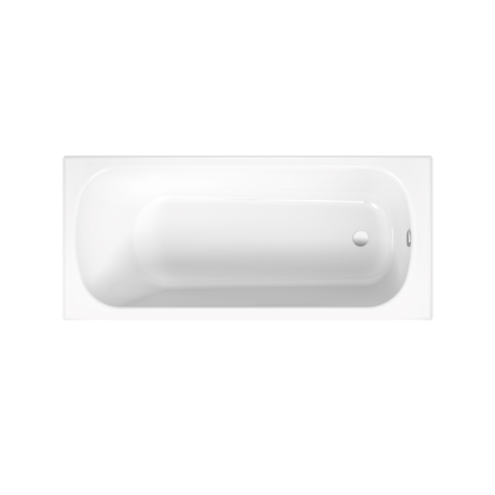 Bette Form 2020 Ванна встраиваемая 180х80х42 см., с системой антишум, антислип SENSE, цвет: белый