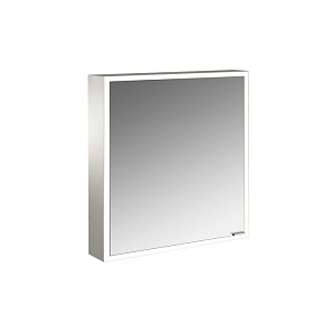 Emco Prime Зеркальный шкаф 60см., с подсветкой LED Facelift навесная модель, 1-дверка, IP 20 петли слева, зеркальная задняя стенка