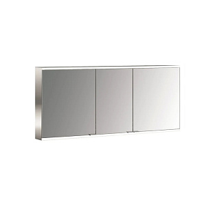 Emco Prime Зеркальный шкаф 140см., с подсветкой LED 2 Facelift навесная модель, 3-дверки, IP 20 зеркальная задняя стенка