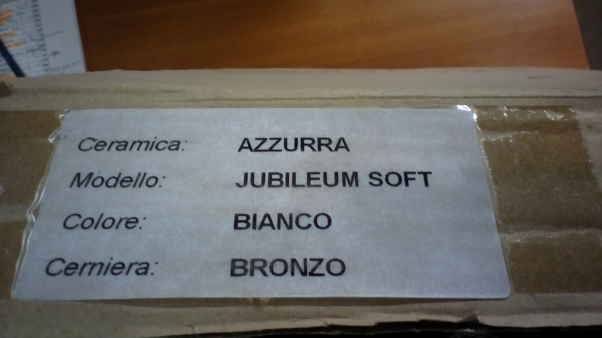 AZZURRA Giunone-Jubilaeum Сиденье для унитаза белое, шарниры бронза (микролифт) /скол/ код 71