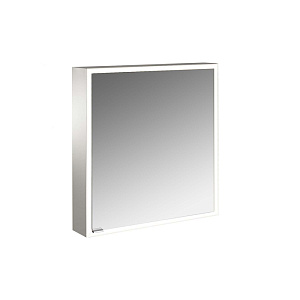 Emco Prime Зеркальный шкаф 60см., с подсветкой LED Facelift навесная модель, 1-дверка, IP 20 петли справа, зеркальная задняя стенка