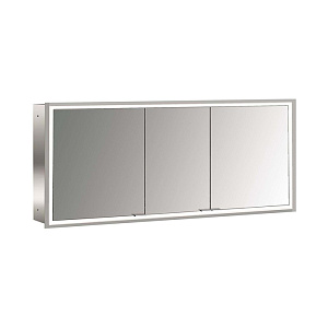 Emco Prime Зеркальный шкаф 160см., с подсветкой LED Facelift встраив. модель, 3-дверки, IP 20 зеркальная задняя стенка