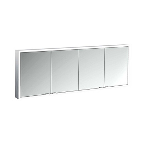 Emco Prime Зеркальный шкаф с подсветкой LED Facelift навесная модель, 1800 mm, 4-дверки, IP 20 зеркальная задняя стенка