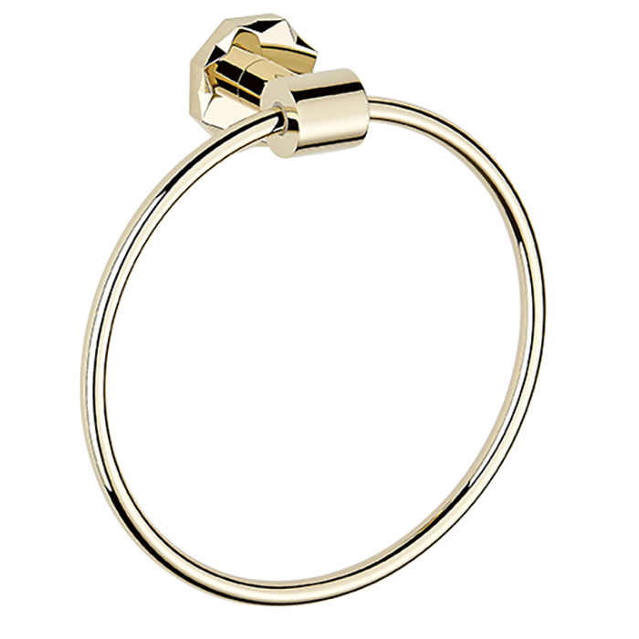 THG Nihal Porcelaine Ivoire Полотенцедержатель-кольцо  18см., подвесной, цвет: Soft gold