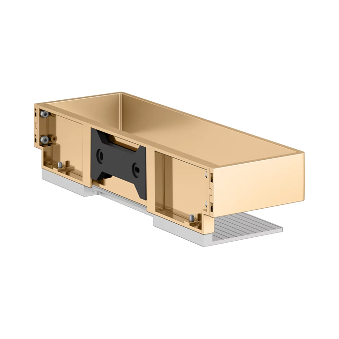 Keuco Edition 11 Полочка для душа, подвесная, цвет: brushed brass/aluminium