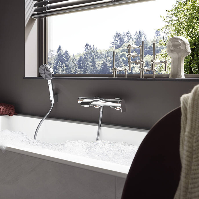 Hansgrohe Vivenis Смеситель для ванны, настенный, цвет: хром