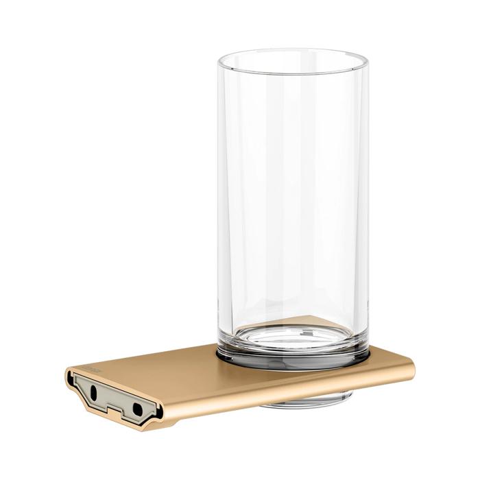 Keuco Edition 400 Стакан, подвесной, хрустальный, цвет: brushed brass