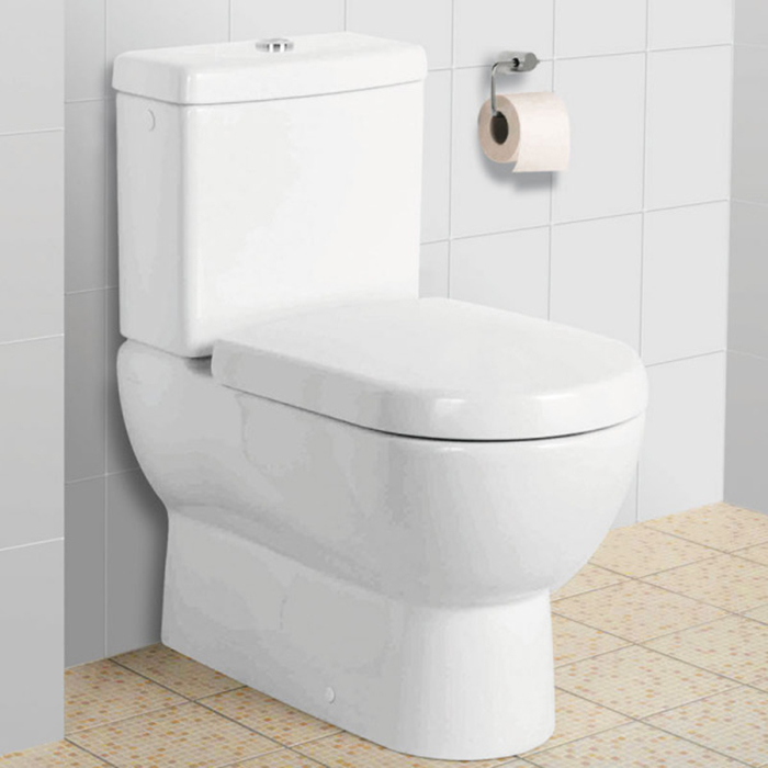 Duravit Starck 3 Унитаз напольный в комплекте Big Toilet 42х74см, с отдельным бачком с механизмом слива хром, слив универсальный, с креплениями, цвет: белый