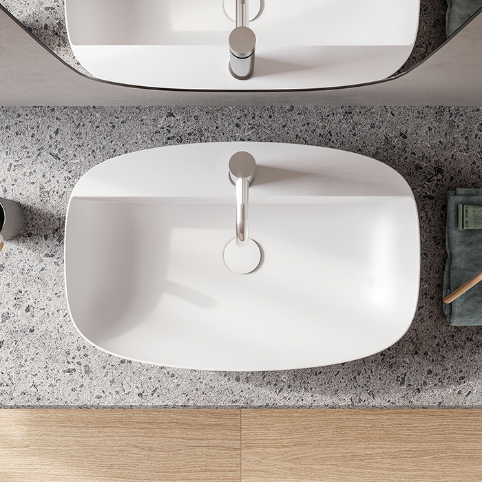 Catalano Alvea Раковина 60x40см встраиваемая, с 1 отв., цвет: белый матовый