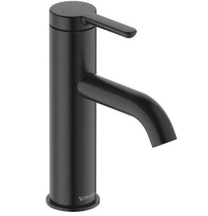 Duravit Circle M Смеситель для раковины, на 1 отв., с донным клапаном, цвет: черный матовый