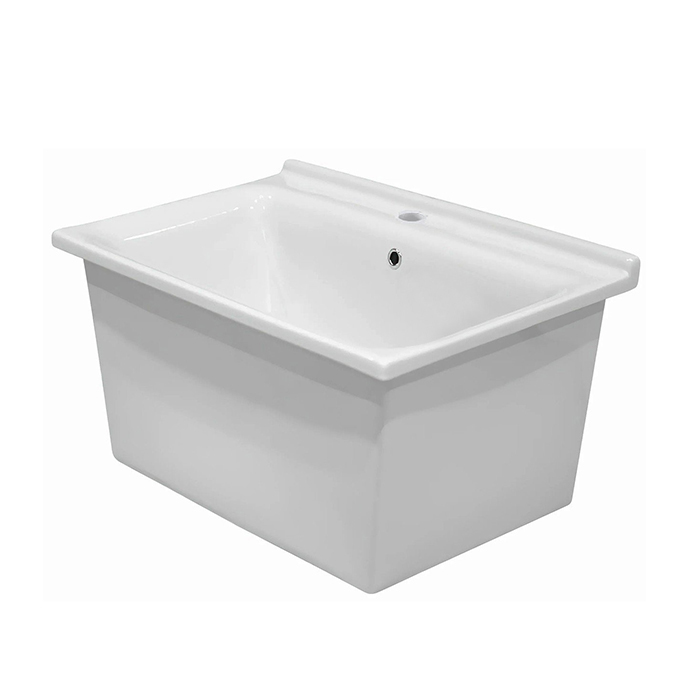 Kerasan Aquadom Раковина 60х60см, с 1 отв., встраиваемая сверху, цвет: белый глянец