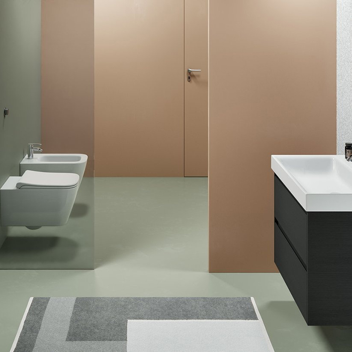 GSI Nubes Унитаз подвесной 55х35см., Swirlflush с креплением, цвет: белый глянцевый