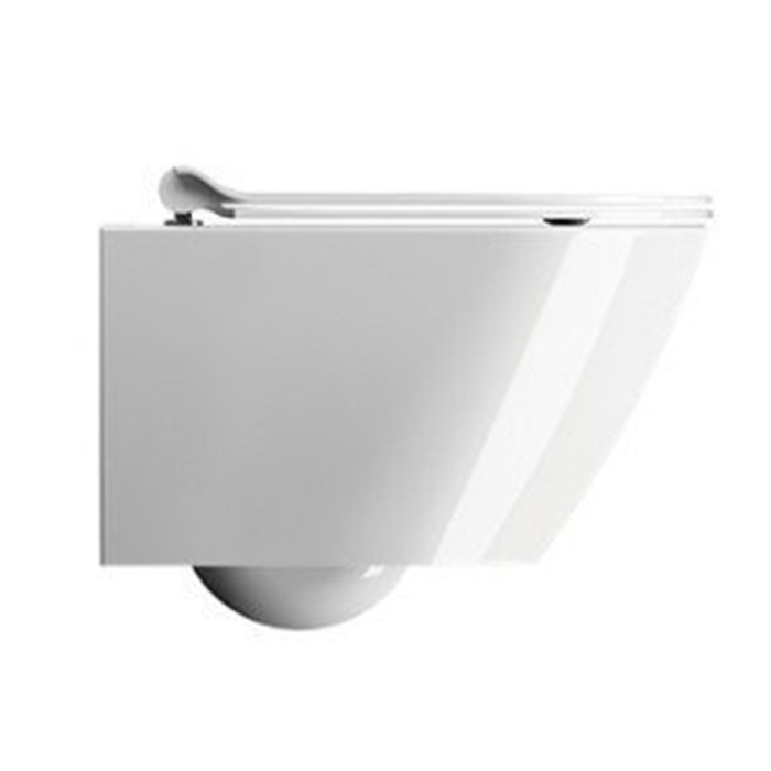 GSI Kube X Унитаз подвесной 50x36см., с креплением, цвет: белый глянцевый 