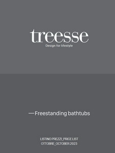 Treesse Прайс-лист Freestanding bathtubs 2023