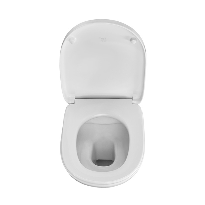 Roca Debba Round Унитаз подвесной 35x54см, безободковый, цвет: белый