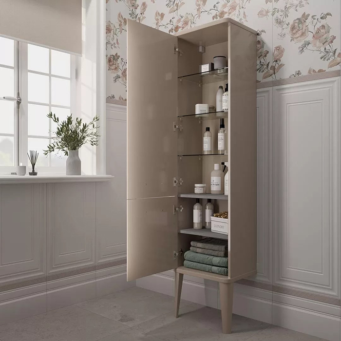 Kerama Marazzi Pompei Пенал 150см., напольный\подвесной, цвет: камео бежевый
