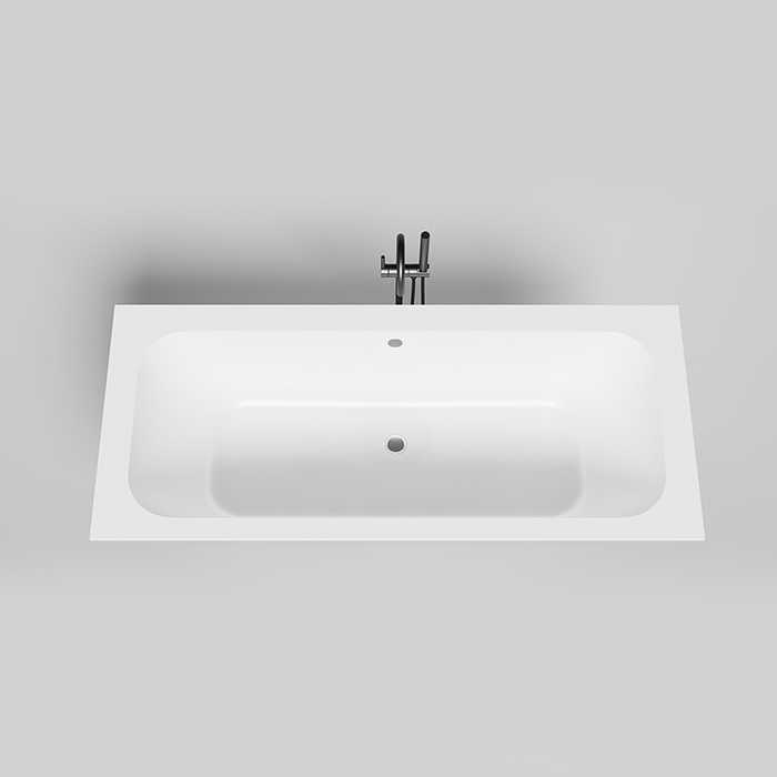 Salini Orlanda Axis Встраиваемая ванна на ножках 191х80х60см.,  "Up&Down", материал: S-Sense, цвет: белый 