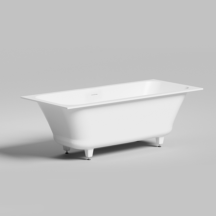 Salini Ornella Axis 170 Встраиваемая ванна 170х75х60см., прямоугольная ,материал: S-Sense, цвет: белый глянцевый