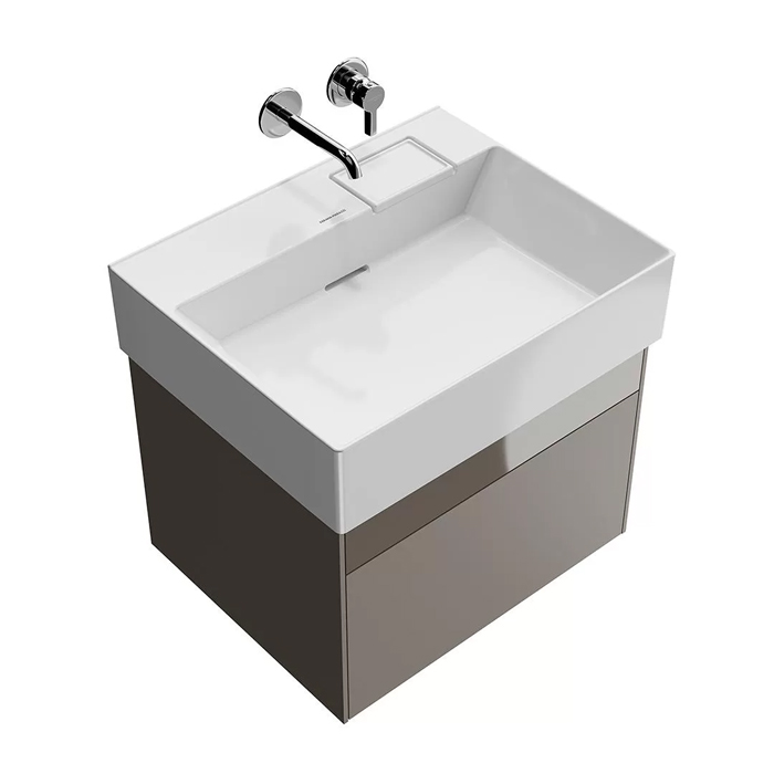 Kerama Marazzi Logica Тумба подвесная 56.4x46x40.3см., 2 ящика, цвет: песчаный