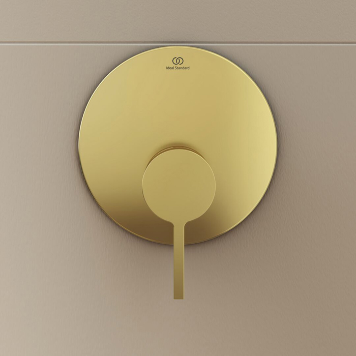 Ideal Standard Joy Смеситель для душа, встраиваемый, цвет: PVD Brushed Gold (Шлифованное Золото)