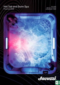 Jacuzzi Прайс-лист Hot Tub and Swim Spa 01.01.2026 (XLSX)