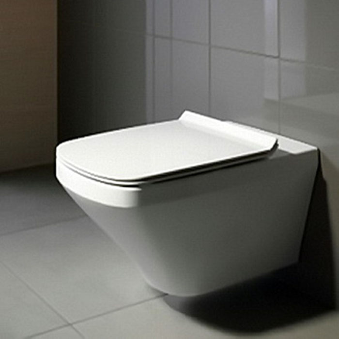 Duravit DuraStyle Унитаз удлиненный подвесной 62х37см, с креплением, цвет: белый