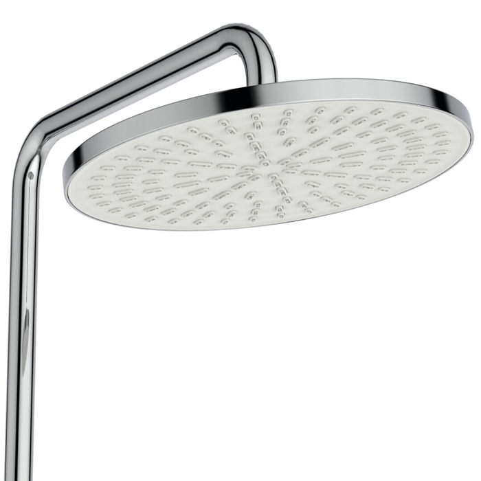 Ideal Standard Ceratherm T25 Душевая стойка, с термостатическим смесителем, ручным душем и шлангом, корпус Coolbody, руч. душ: 3 режима, верх. душ: 25см., цвет: хром
