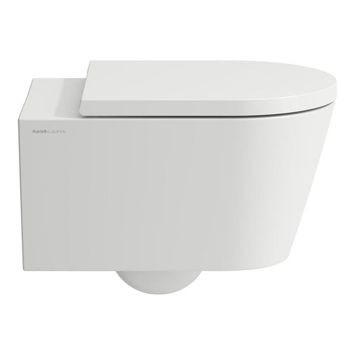 Laufen Kartell Унитаз подвесной, 49x37x43см., безободковый, цвет: белый матовый