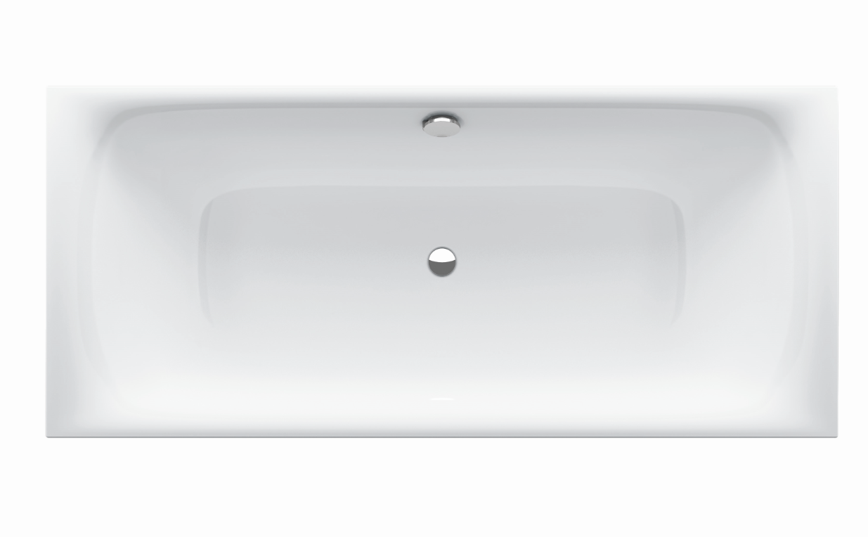 Bette Lux Ванна прямоугольная с шумоизоляцией встраиваемая, 170x75x45см, с самоочищающимся покрытием BetteGlasur ® Plus, цвет: белый,  (для удлиненного слива-перелива)