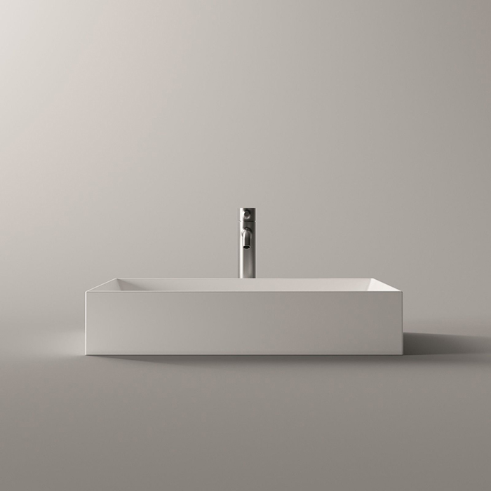 Alice Spy Rectangular Раковина 60x38х12см., накладная, без отв., цвет: белый глянцевый