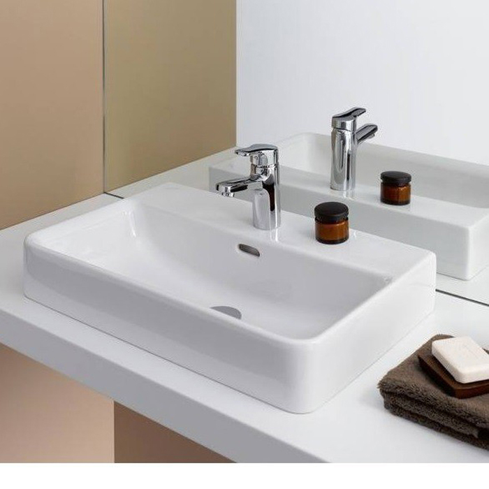 Laufen Pro S Раковина укороченная, 600x380x95 мм, 1 отв. для смесителя ...