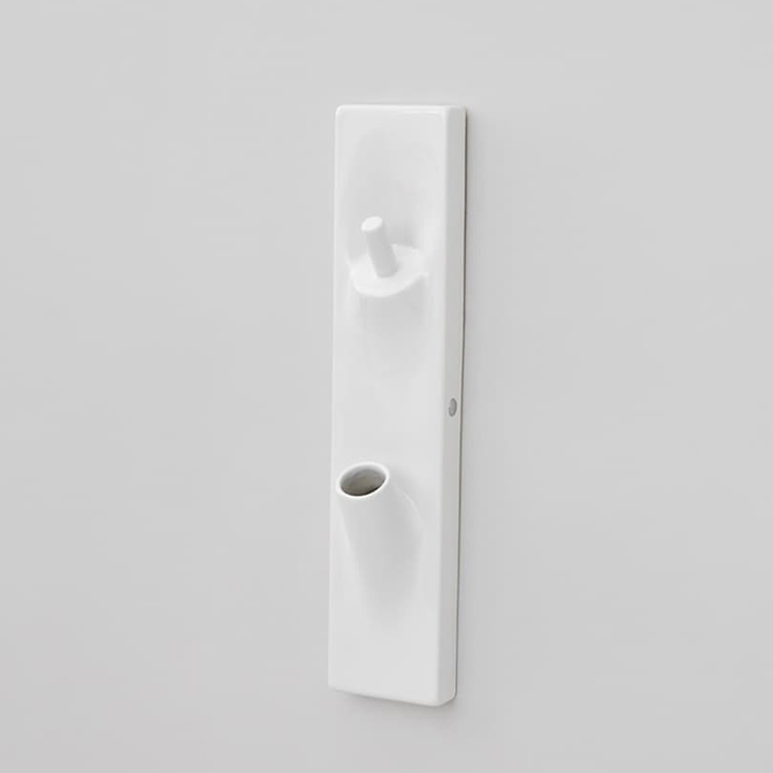 Artceram Sotto Up Панель для аксессуаров с держателем туалетной бумаги, керамическая, подвесная,  цвет: белый