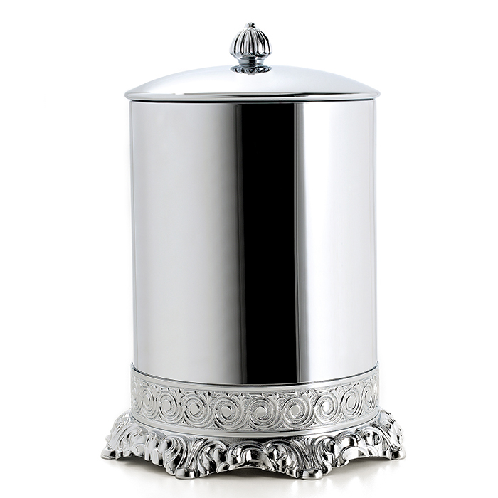 3SC Bally Ведро с крышкой, ручка Piccadilly, цвет: хром