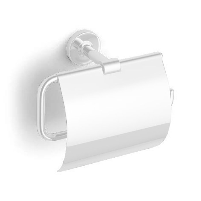 Bertocci Cinquecento Держатель для туалетной бумаги с крышкой, подвесной, цвет: белый матовый