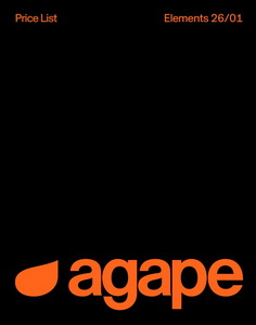 Agape Прайс-лист Elements 01.2026