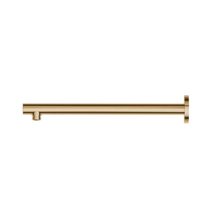 Newform Head Showers Душевой кронштейн 35см, настенный, закругленный, цвет: PVD glossy gold