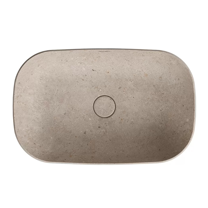 Kerama Marazzi Magica  Раковина накладная, 64.5х42см., без отв., цвет: бежевый камень