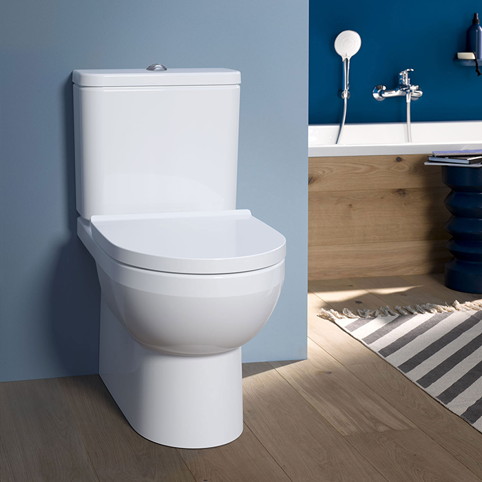 Duravit No.1 Унитаз-моноблок 36.5x65.5см, напольный, безободковый, цвет: белый