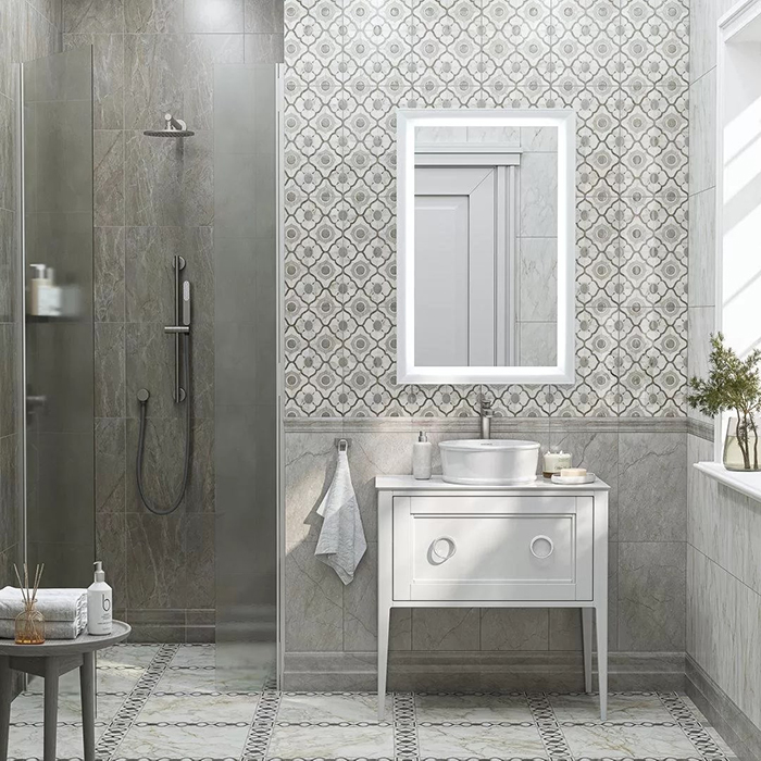 Kerama Marazzi Plaza Classic Тумба напольная 80см, 1+1 ящик, цвет: белый матовая