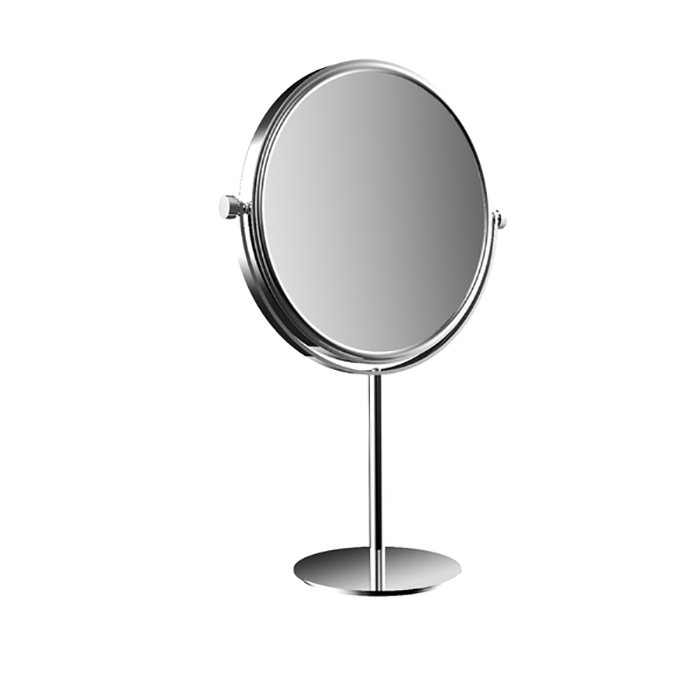 EMCO Pure Зеркало косметическое, Ø229мм, настольн., 3x кратное увеличение, цвет: хром