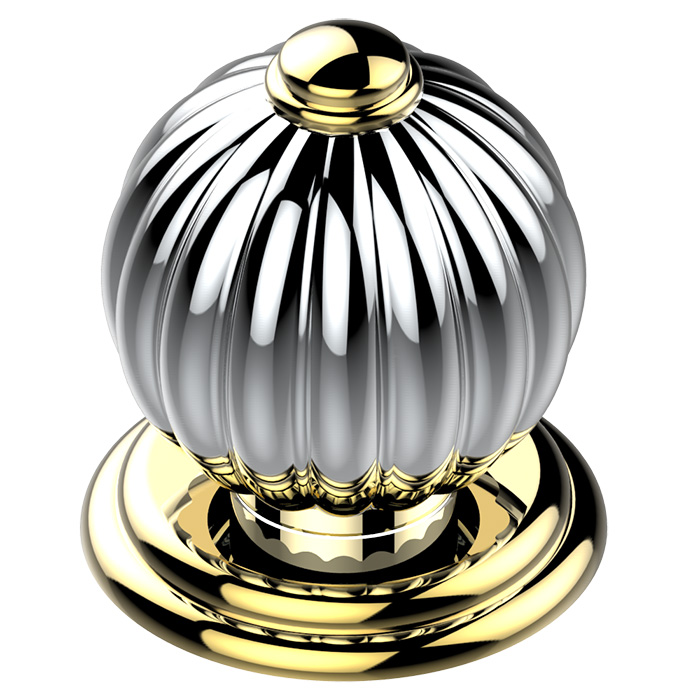  THG  Mandarine metal Вентиль смесителя для раковины, цвет: хром/золото