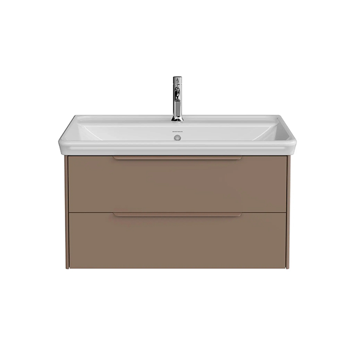 Kerama Marazzi Elegance Тумба подвесная 80см, 2 ящика, цвет: пудровая глина