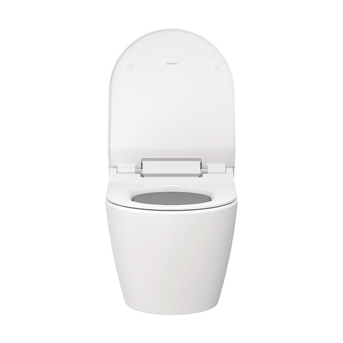 Duravit ME by Starck SensoWash Унитаз подвесной 57x37см, Rimless, HygieneGlaze, с крышкой биде, цвет: белый