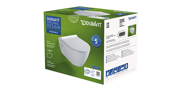 Duravit - новые подвесные унитазы No.1 в наличии!