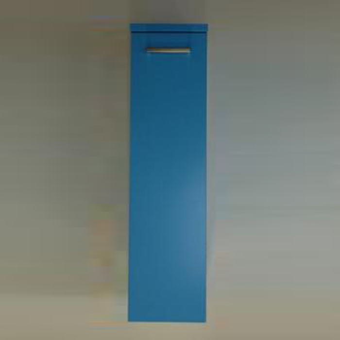 IDEA STELLA/IDEA Пенал, петли справа, с ручкой 03092хром, 25х98х34см, подвесная, Цвет: blu 11