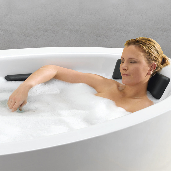 Bette Relax Подушка 34х12х4.5 см универсальная для ванны на магнитах (комплект: 2 шт.), цвет: белый  