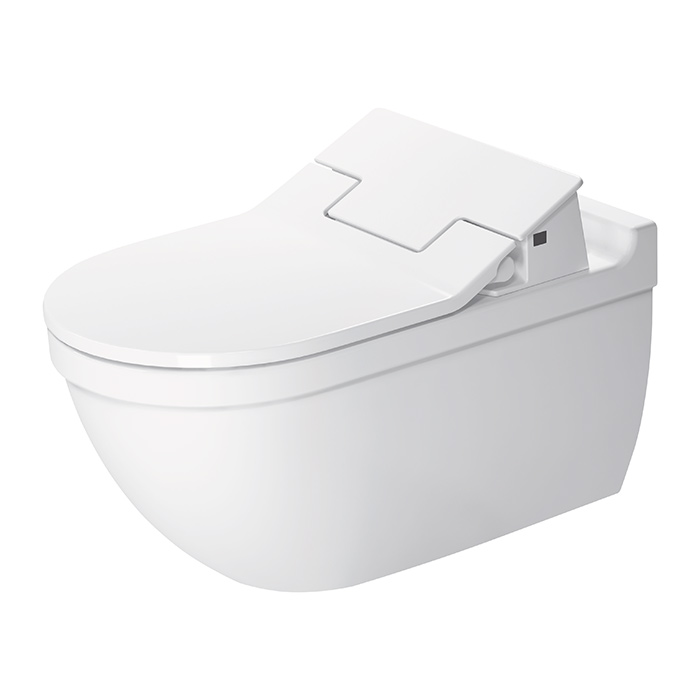 Duravit Starck 3 Унитаз подвесной 37х62см., крышка-биде SensoWash Slim+, цвет: белый