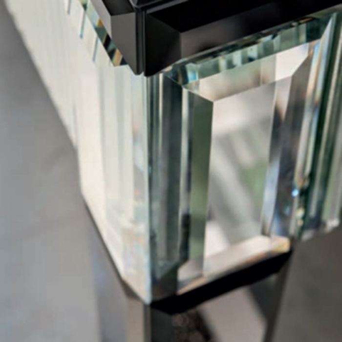 Oasis Rialto Комплект мебели напольный, №2, L98xP51x H:200см, цвет: black glass/хром