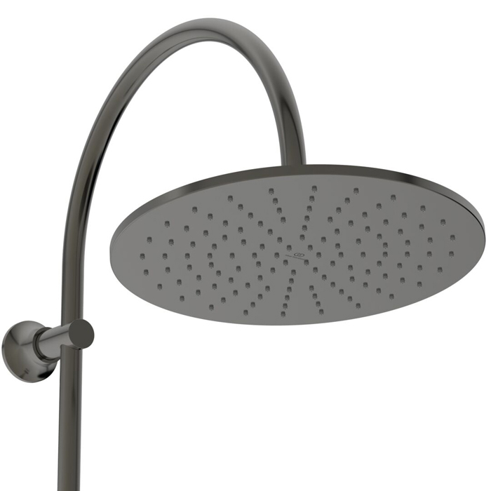 Ideal Standard La Dolce Vita Душевая система, с настенным смесителем для душа, верхний душ 30см., душевая лейка Stick, шланг Idealflex 175см., цвет: PVD Magnetic Grey (Магнит)
