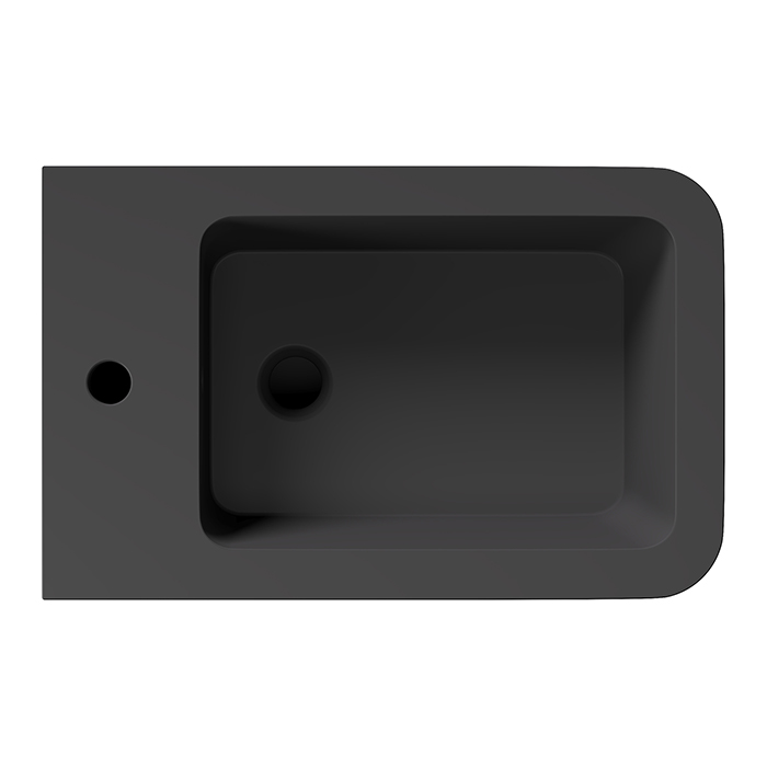 Alice Hide Square Биде подвесное 55х35см., цвет: чёрный матовый